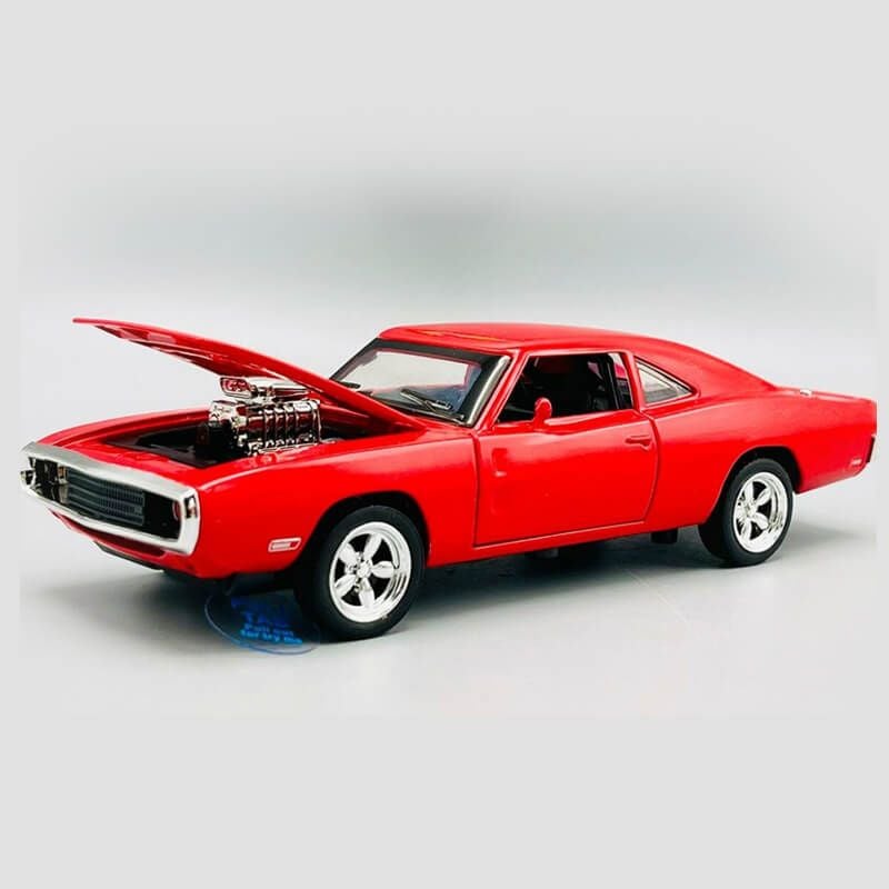 1:32 1970 Dodge Charger Classic Fast & Furious Diecast sound light kids birthday toy
KT DY668-55