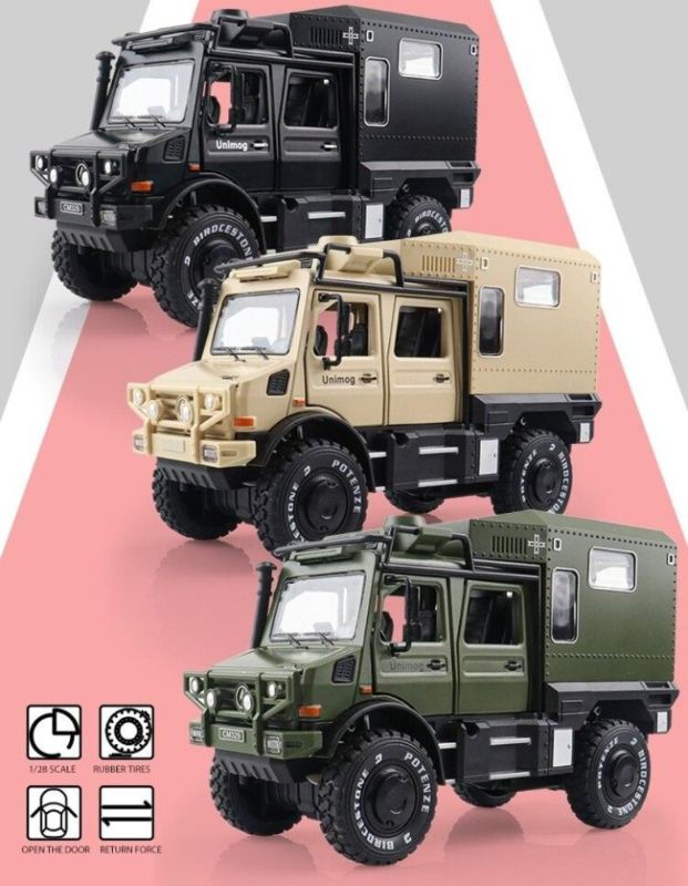 1:32 Mercedes-Benz Unimog U4000 Diecast Model Car (M330)