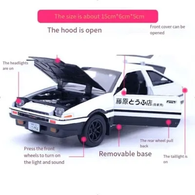 Iconic Classic Toyota Sprinter Trueno 1:32 scale Diecast Collector lover and Kids birthday gift classic car TM