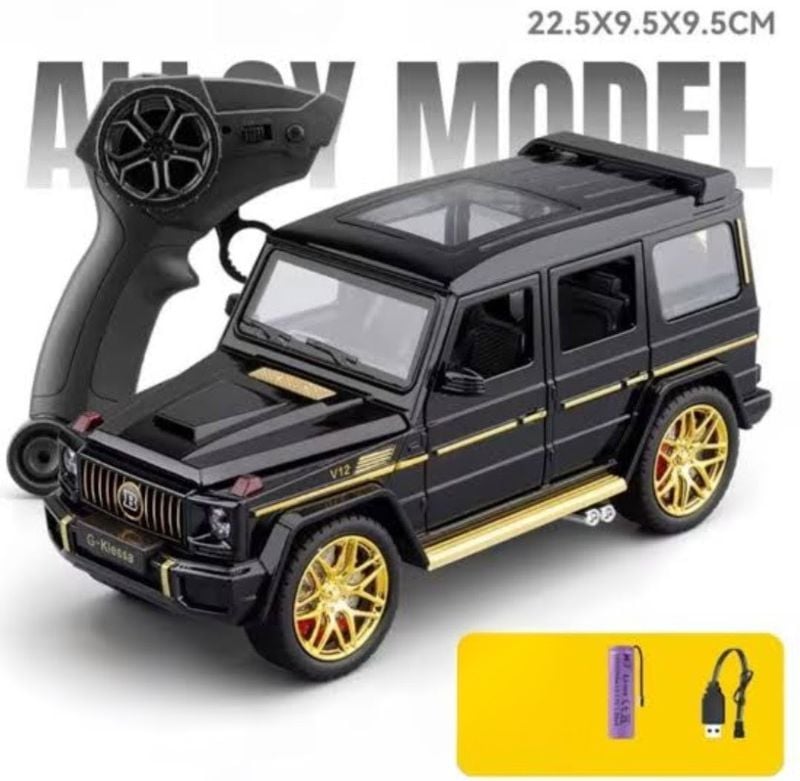 Mercedes RC Off Road 2.4G Remote Car Diecast Mercedes AMG G63 G-Klessa Model Car Open Doors Fast Speed 4WD KT (CZ118E)
