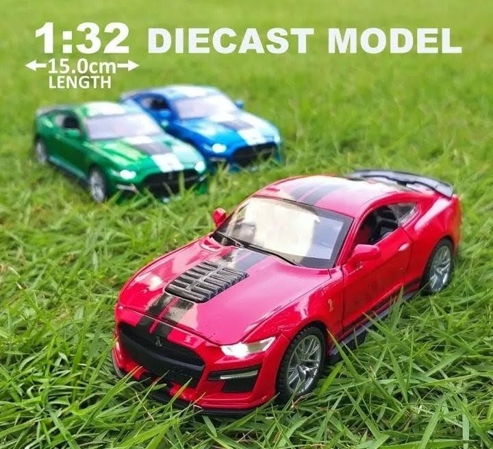 1:32 Ford Mustang Shelby GT500 Sports Car Official licence car openable all sides sound light TM