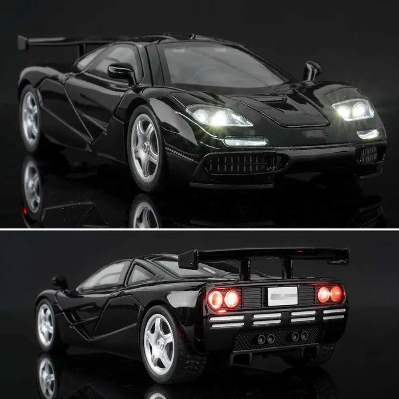 1:32 Scale Mclaren F1 1993 Alloy Car Model Diecast Car Sound Light Car Lovers Collection kids birthday toy KT D21037