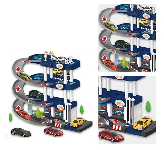 Car Garage Track Die-cast toy playset (5A-2)