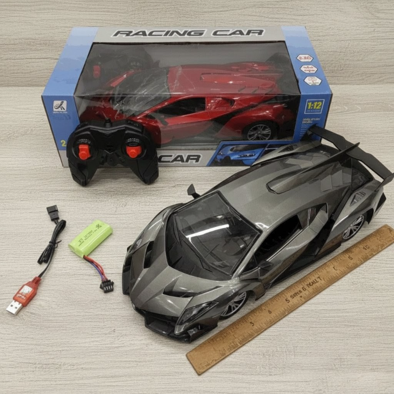 1:12 1Ft Long Double Battery RC Big Lamborghin car powerful sound light (797-38)