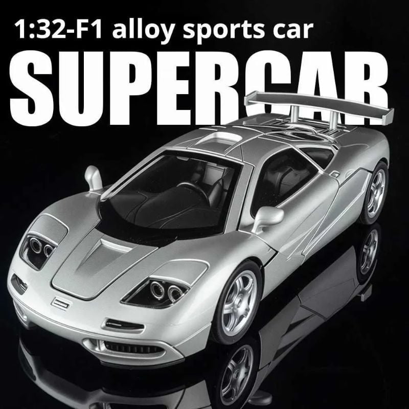 1:32 Scale Mclaren F1 1993 Alloy Car Model Diecast Car Sound Light Car Lovers Collection kids birthday toy KT D21037