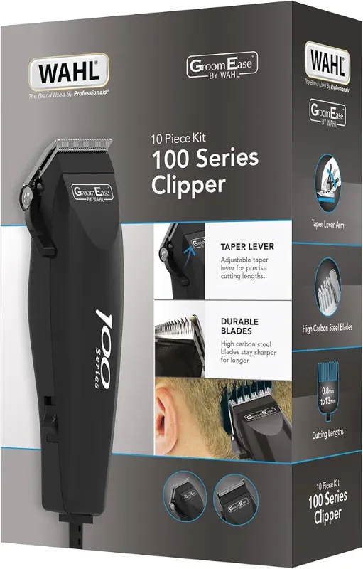 UK Original Wahl Hair Clipper GroomEase 100 Series Imported Professional home and Shop