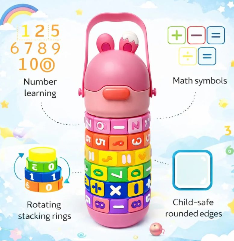 Mathematic & Numbers Copo De Vacuo 430 ML Water Bottle (30031)