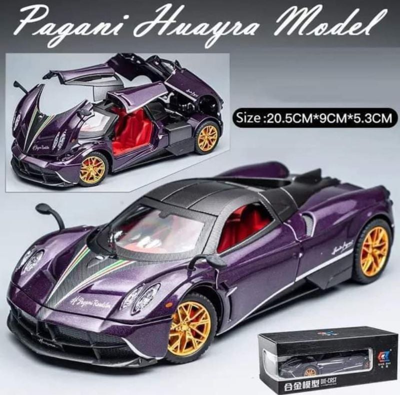 1:24 Pagani Huayra Diecast car toy spraying series (CZ154A)