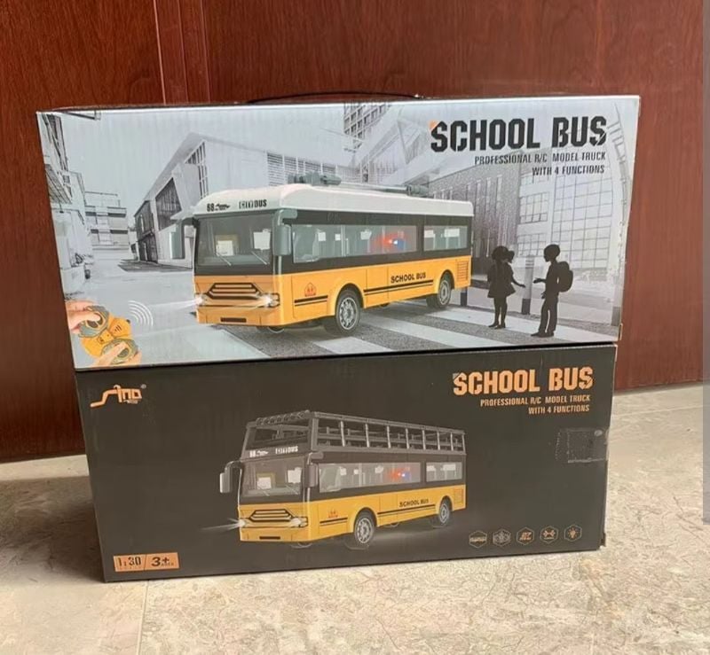Professional R/C Model Truck School Bus toy Rechargeable (QH204-7/9D)