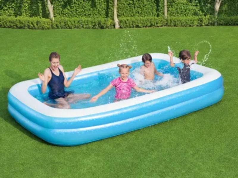 Big Family Swimming Pool Rectangular Inflatable Pool For 5 persons TM (54150)