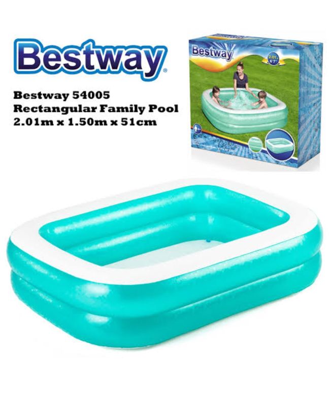 Family Swimming Pool Glitter Colour Big Size Bestway Rectangular 4 Kids Space With Repair Patch High quality TM(54005)