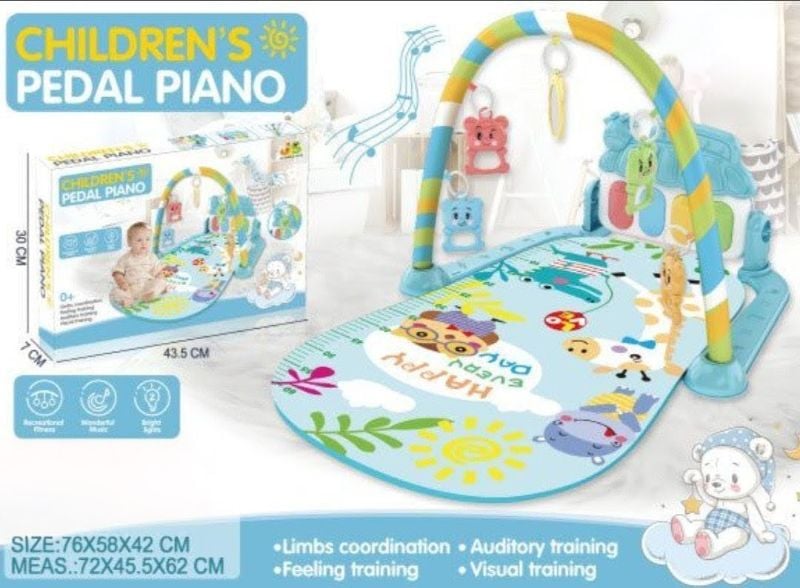 Pedal Piano Baby Gym play mat multi-function Music Rattle Set TK (518A-26)