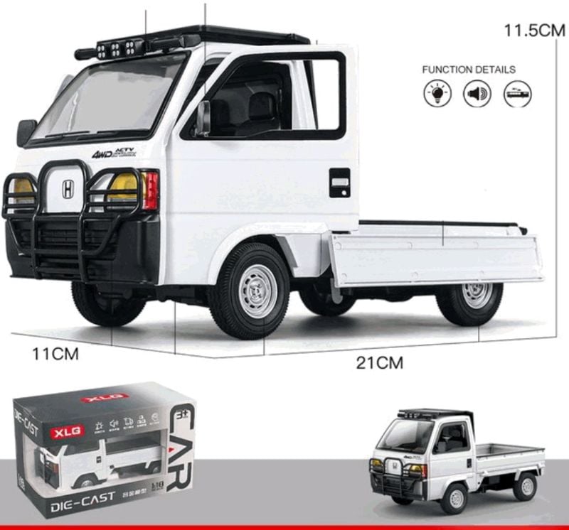 🚚 Big 1:18 Honda ACTY 4WD Truck Diecast Model | Full Metal Collector Edition KT (M92332-6)