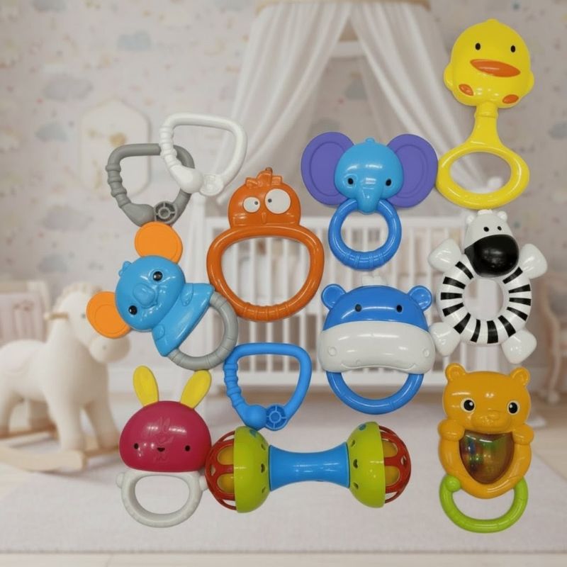 Baby rattle & teether set New born babies (K225D498)
