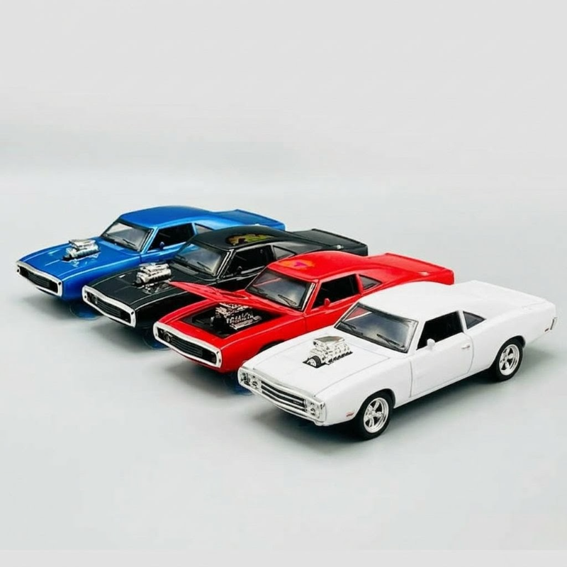 1:32 1970 Dodge Charger Classic Fast & Furious Diecast sound light kids birthday toy
KT DY668-55
