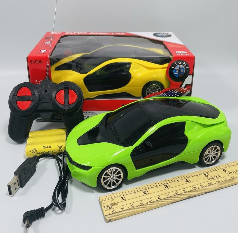 Trending BMW RC 3D Light Rechargeable Remote Control car Fast speed high quality KT (6328SCH)
