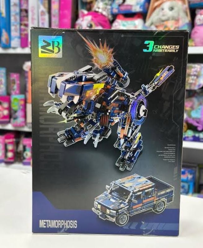 3 Style Transformation Robot Bricks building block set 844pcs (88033A)