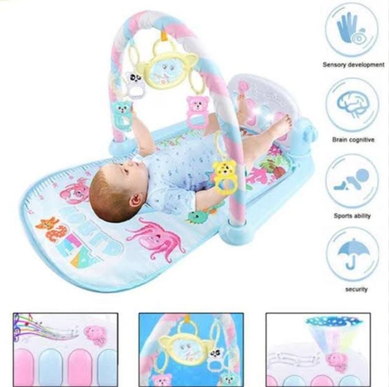 Pedal Piano Baby Gym play mat multi-function Music Rattle Set TK (518A-26)
