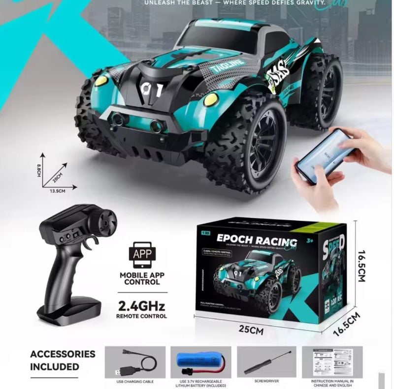 1/20 Professional RC Drift Car 2.4Ghz Remote Control Car Off road 15KM/H (003)