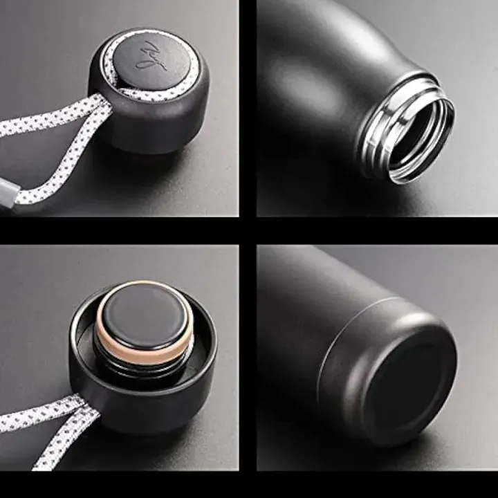 Hot & Cold Vacuum Rope Water Bottle High quality 18/8  stainless steel Hot 10 hours Cold 30 Hours 550 ML (16367-10)