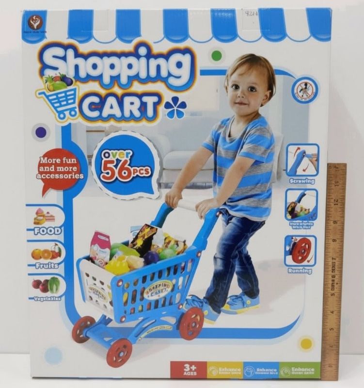 Shopping Cart Playset 56 pcs (922-09/10)