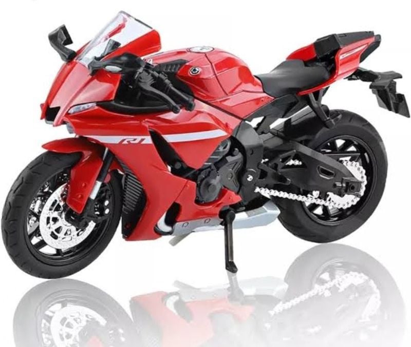 1:12 scale die-cast Yamaha YZF R1 model motorcycle toy (HX794-1)