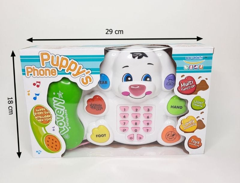 Puppy Phone Musical Multi Function for Toddlers (9909B)