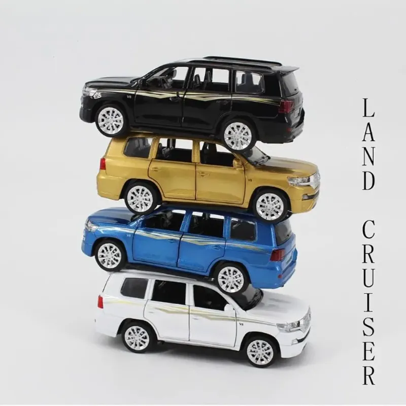 1:32 Toyota landcruser diecast open doors sound light (3226B)