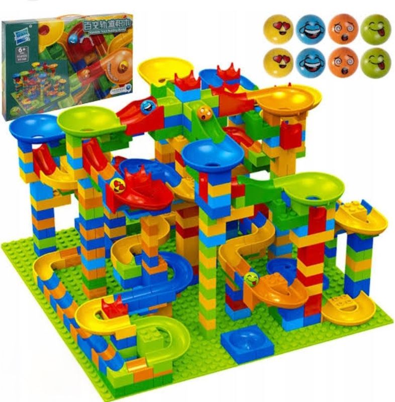 Variable Track Building Blocks Marble Run 514 pcs (066)