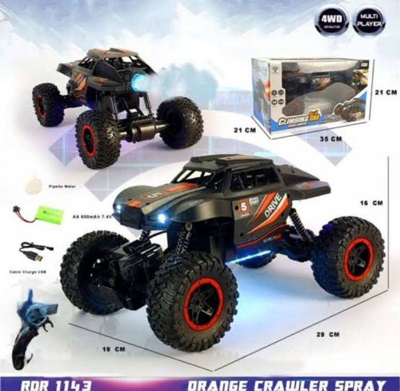 Powerful Drifting Off-Road RC Monster Truck 4WD 1:14 2.4GHz Radio Control (XJD575-88)