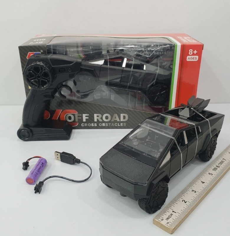 Tesla RC Off Road 2.4G Remote Control Diecast Tesla Model Open Doors With Quad Bike Fast Speed 6WD KT(CZ146E)