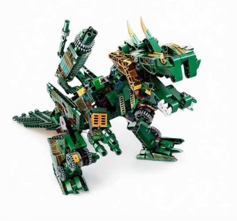 Sluban Transforming Build Block set 3in1 Robot Tank Dinosaur 856 pcs (88031A)