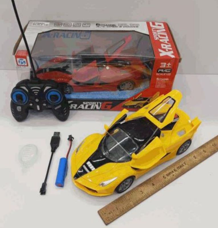 High Speed Remote Control LaFerrari supercar Openable auto doors and spraying features (966-4B)