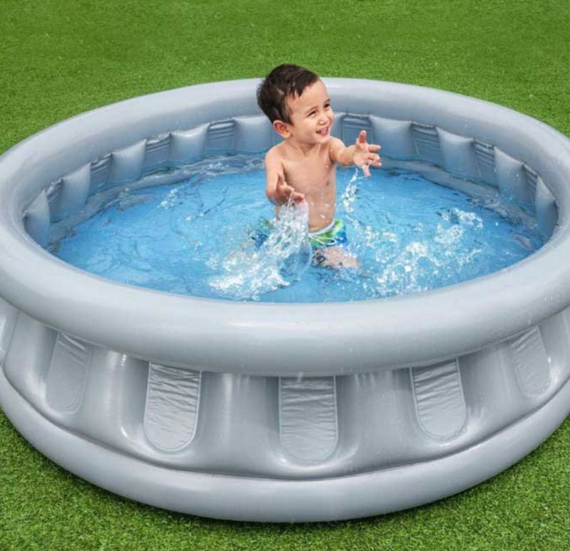 Bestway Swimming Pool, 1.5m Spaceship Above Ground Pool with Patch Repair Kit TM(51080)