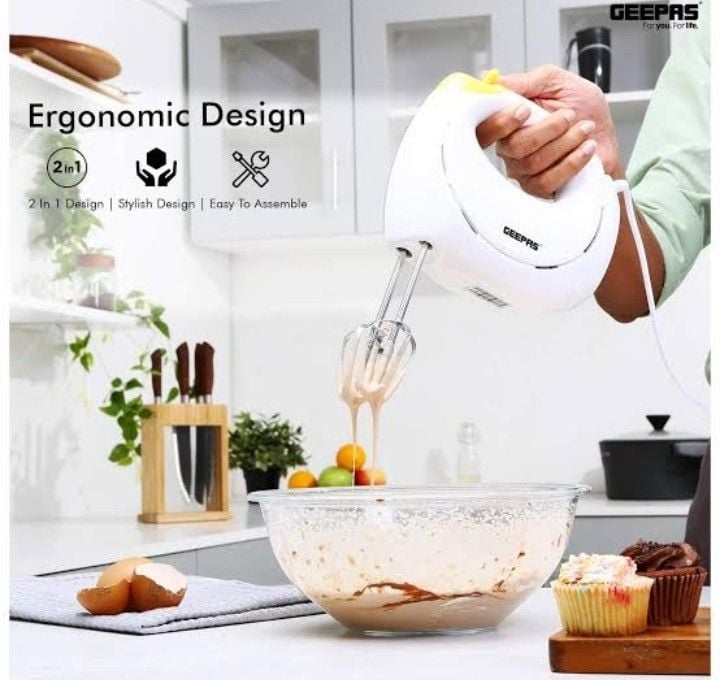 Imported Electric Hand mixer 150W 7speed 2xBeater 2x dough