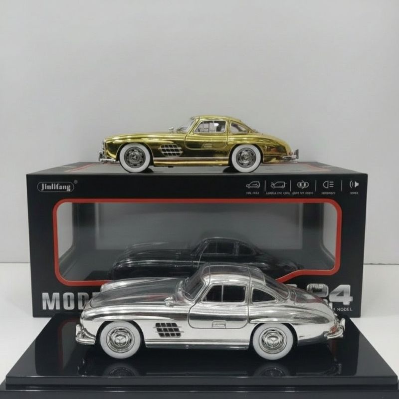 Jinlifang 1:24 scale Mercedes-Benz 300SL die-cast model car (1901-263A)