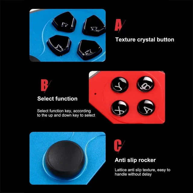 X7 64Bit 5.1-Inch Handheld Video Game Console Double Rocker MP5 Game Controller with 8GB Memory & 10,000 Built-in Games, MP5 Controller TM (X7PLUS)