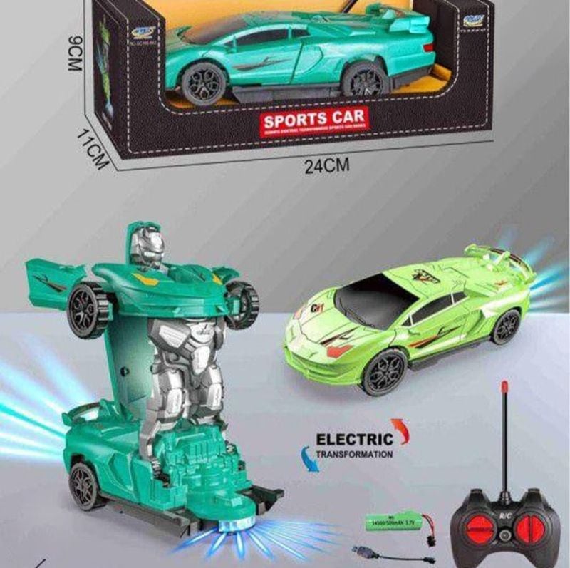 2in1 RC Mecha Sports Car remote-controlled transforming robot toy (GC169-B43)