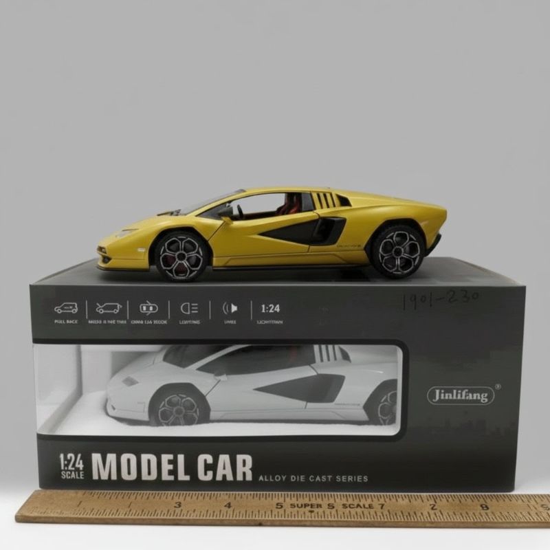 1:24 Lamborghini Countach LPI 800-4 Diecast Sound light Gifted toy Car (1901-230)