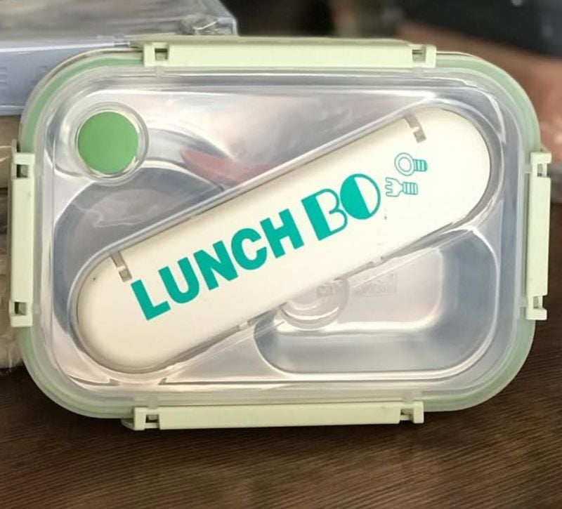 Hot and Cold Stainless steel thermal lunch box food storage leak free high quality Bpa free (5857LB)