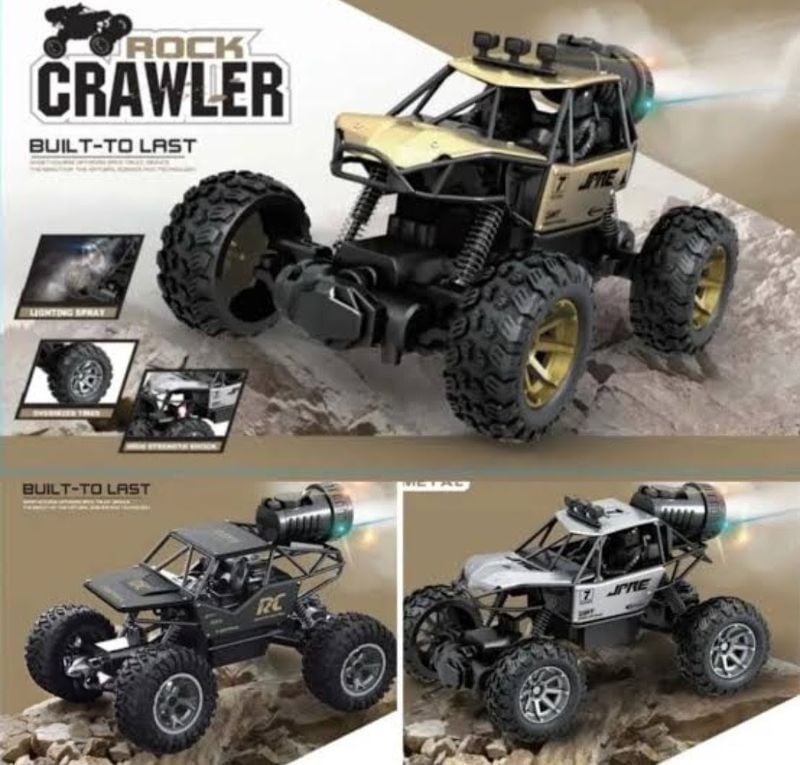 1:18 Metal Spray Rock Crawler OFF road remote-control monster truck toy (168H-29)