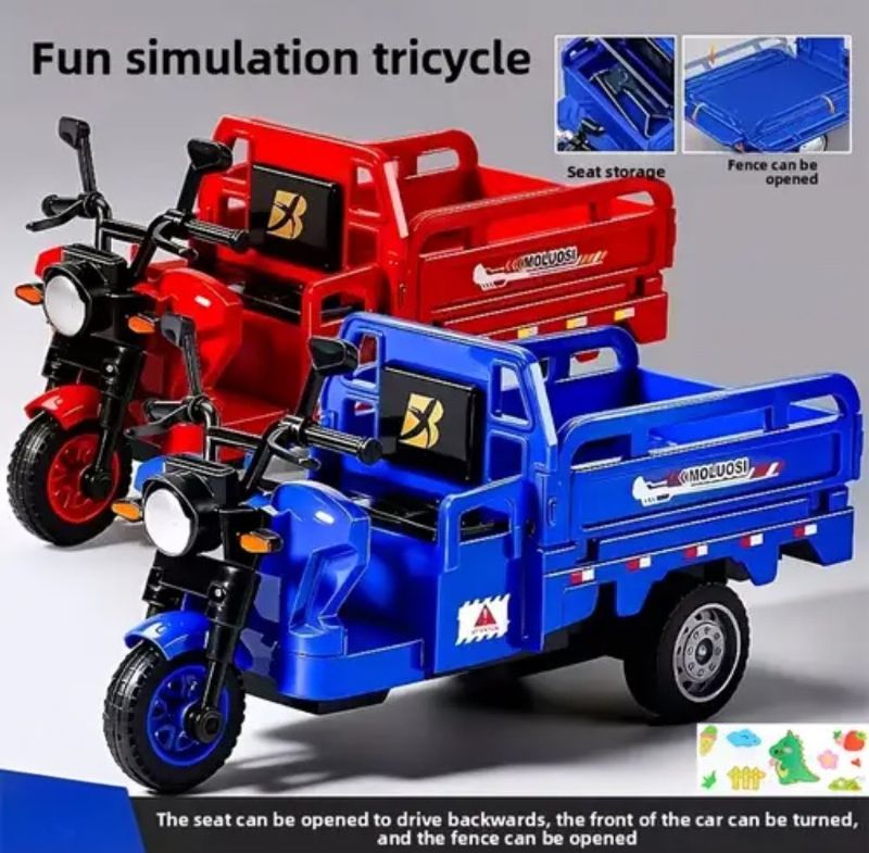 1:15 scale Tricycle 3 wheeler loader Bike sounds light (2080-2)