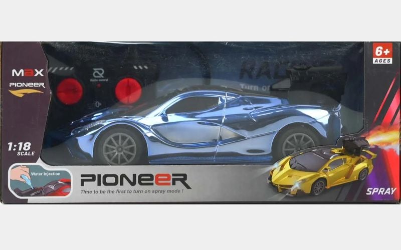 1:18 Max PioneerSpray racing fast car with multi shiny colours sound light (929-11A)