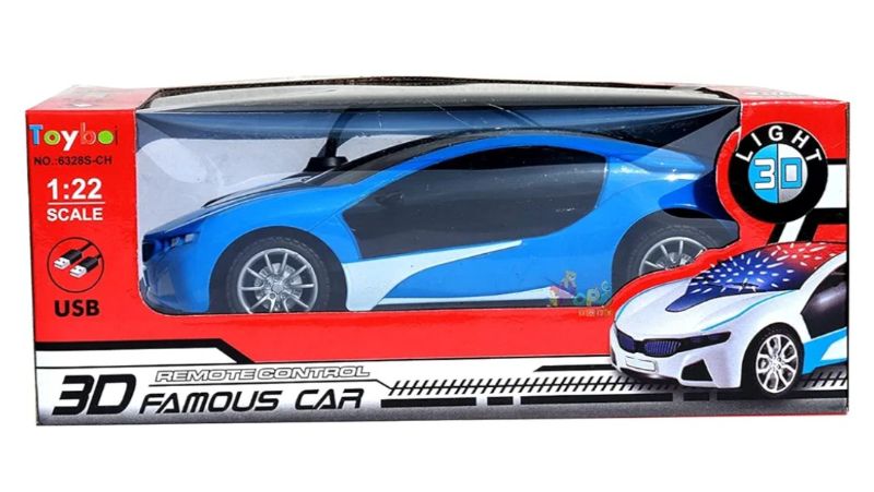 Rc 3D light remote control car faste speed rechargeable (6328S-CH)