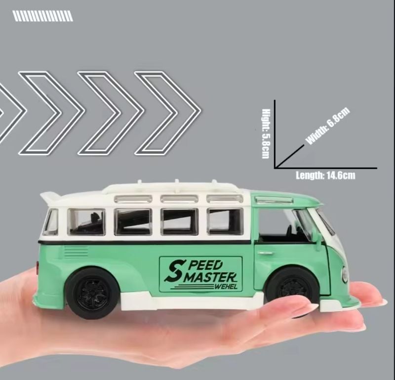1:32 Volkswagen T1 Bus diecast model car toy (D21027)