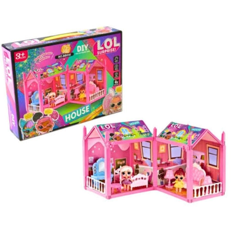 Premium LOL Surprise DIY House Playset Girls Favourite Dolls Character Premium quality KT (BB030)