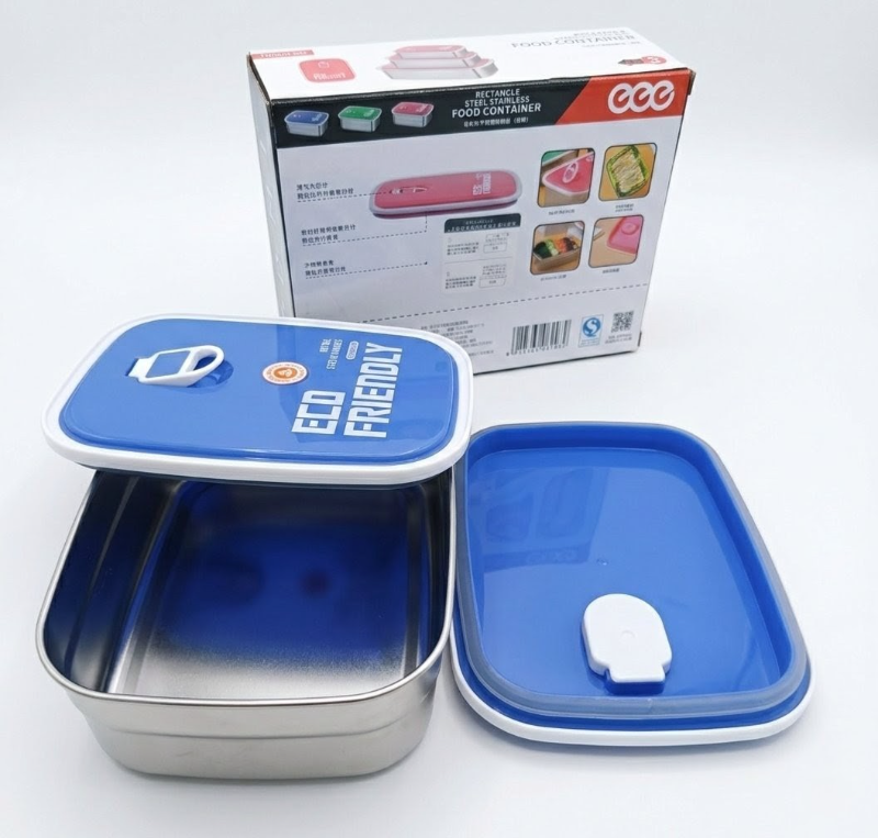 Eco Friendly Lunch box Stainless Steel 1100ML Air Tight Make Fresh Food