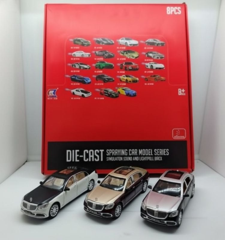 1:24 Mercedes-Maybach S600 Diecast Car Toy with Lights and Music (CZ137AD)