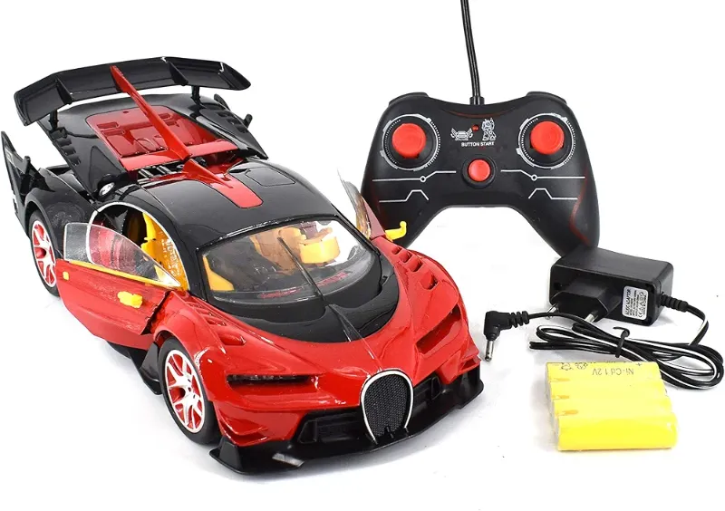 High speed 1:14 scale Bugatti Remote Control car open all sides powerful battery (565-K31)