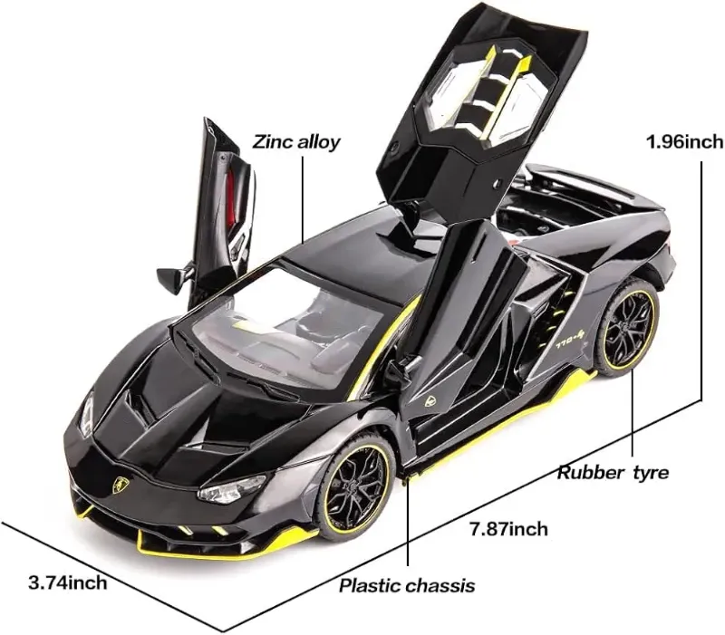 1:24 Lamborghini Centenario spraying features diecast (CZ25AD)